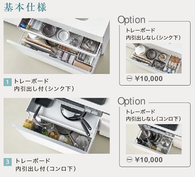 シエラ　基本仕様　引出