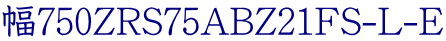 幅750ZRS75ABZ21FS-L-E