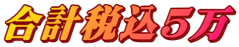 合計税込5万