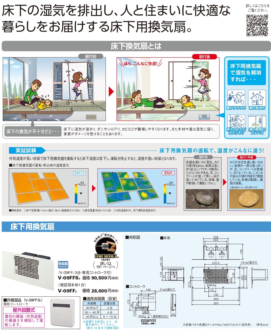 三菱床下換気送風機